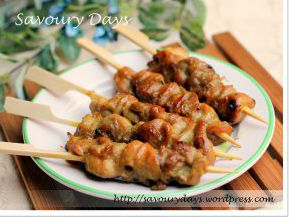 Gà xiên nướng kiểu Thái