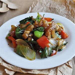 Cách làm gân bò xào ngũ vị