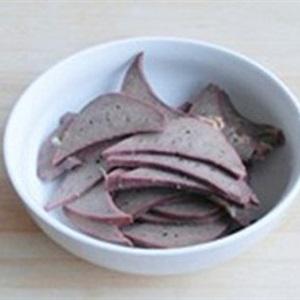 Cách làm gan heo trộn