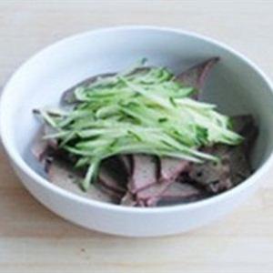Cách làm gan heo trộn