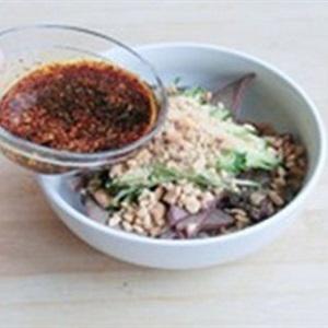 Cách làm gan heo trộn