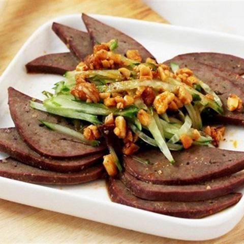 Cách làm gan heo trộn