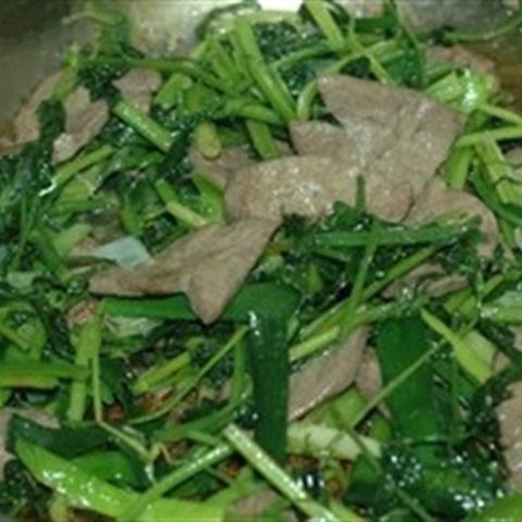 Cách làm gan xào cần tây