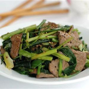 Cách làm gan xào cần tây