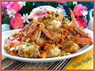 Ghẹ rang trứng muối tuyệt ngon