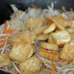 Cách làm giá hẹ xào đậu hũ