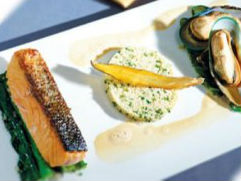 Giảm cân với cá hồi áp chảo