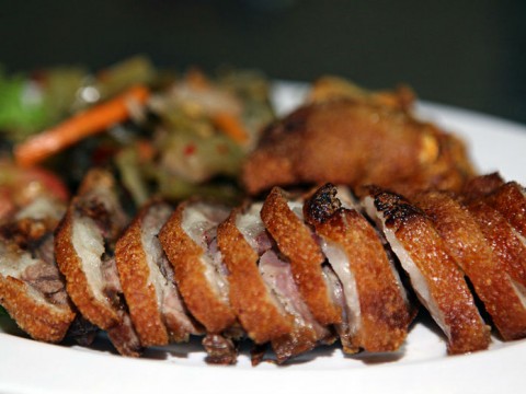 Giò heo muối chiên giòn