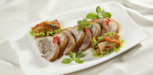 Giò heo muối chiên giòn