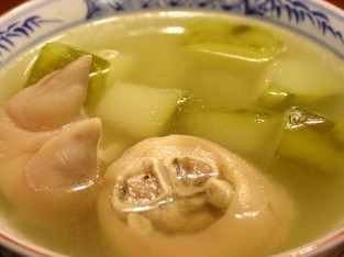 Giò heo nấu đu đủ