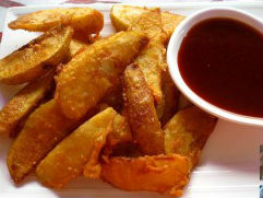 Giòn ngon với potato wedges