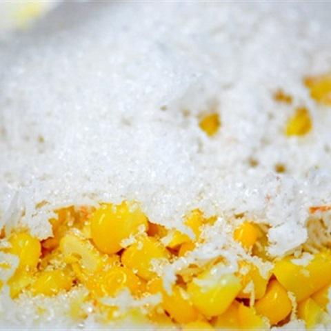 Cách làm bắp chiên dừa