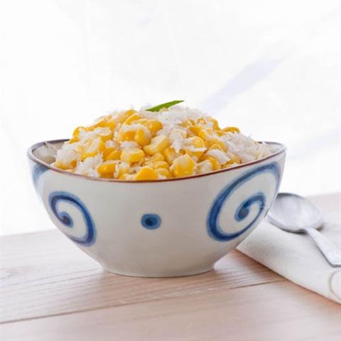 Cách làm bắp chiên dừa