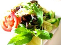 Gỏi ba khía đu đủ