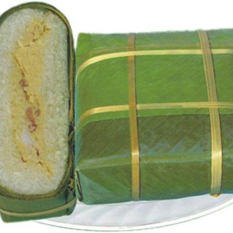 Cách gói bánh chưng bằng lá chuối