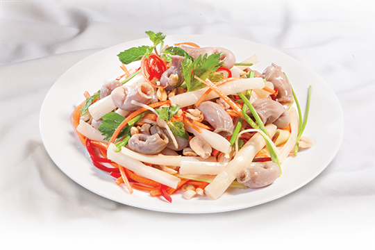 Gỏi bao tử cá basa