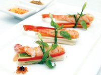 Gỏi bó củi hải sản