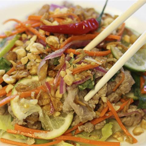 Cách làm gỏi bò tái chanh