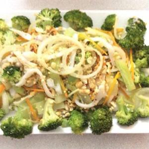 Cách làm gỏi bông cải xanh
