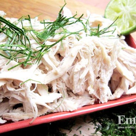 Cách làm gỏi bưởi thịt gà