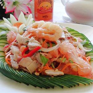 Cách làm gỏi bưởi tôm