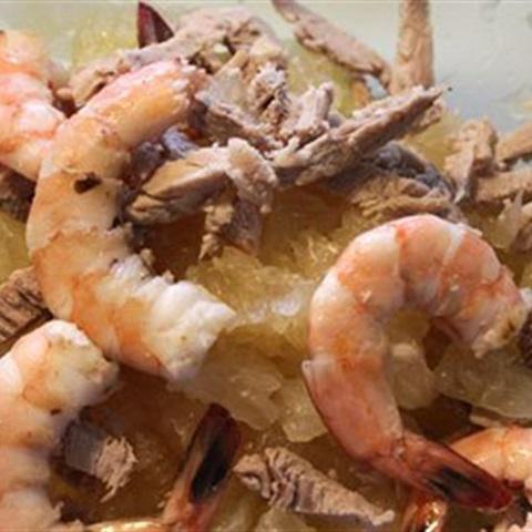 Cách làm gỏi bưởi trộn tôm