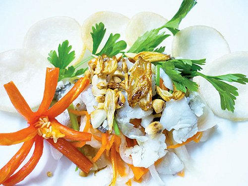 Gỏi cá chẽm