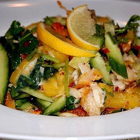 Cách làm gỏi cá khô dưa leo