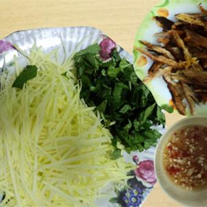 Cách làm gỏi cá lóc xoài xanh