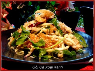 Gỏi cá xoài xanh vị rất ngon
