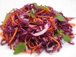 Gỏi cải bắp tím