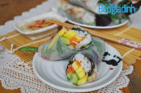 Gỏi cuốn cá basa nướng