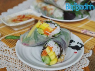 Gỏi cuốn cá basa nướng