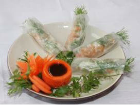 Gỏi cuốn cá thì là