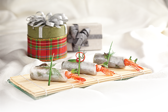 Gỏi cuốn tôm chiên