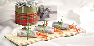 Gỏi cuốn tôm chiên