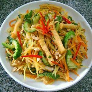 Cách làm gỏi đu đủ chay