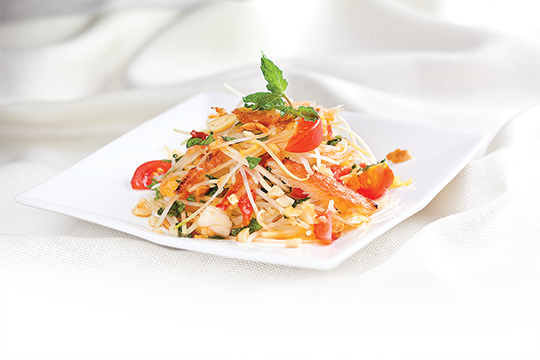 Gỏi đu đủ khô cá lóc