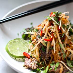 Cách làm gỏi đu đủ thịt bò