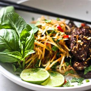 Cách làm gỏi đu đủ thịt bò