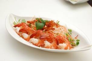 Gỏi đu đủ tôm đất