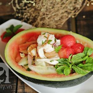 Cách làm gỏi dưa hấu