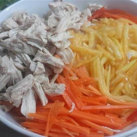 Cách làm gỏi gà đu đủ