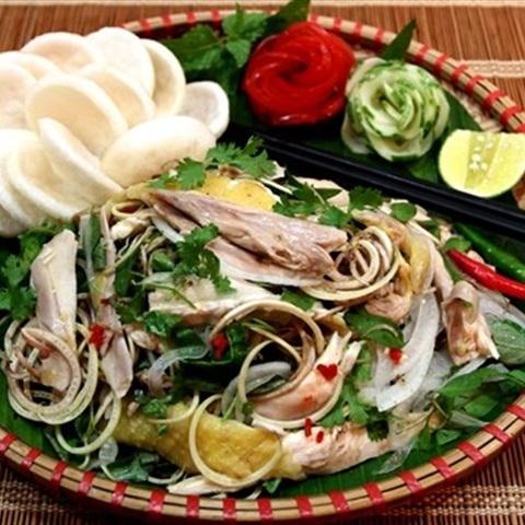 Cách làm gỏi gà rau răm