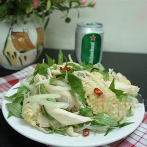 Cách làm gỏi gà trộn mọi