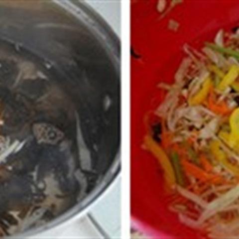 Cách làm gỏi giá đỗ ngũ sắc