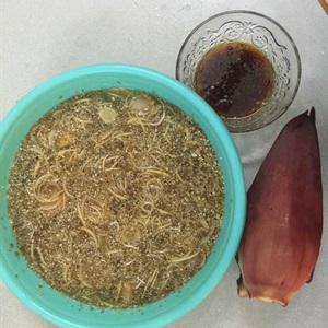 Cách làm gỏi hoa chuối