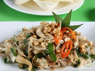 Gỏi hoa chuối bào ngư