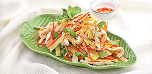 Gỏi hoa chuối thịt gà