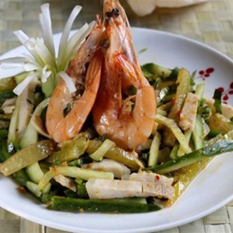Cách làm gỏi khế tôm thịt